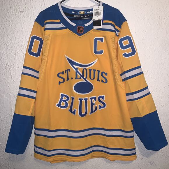 Ryan O'Reilly #90 Louis Blues Reverse Retro NHL Hockey Jersey